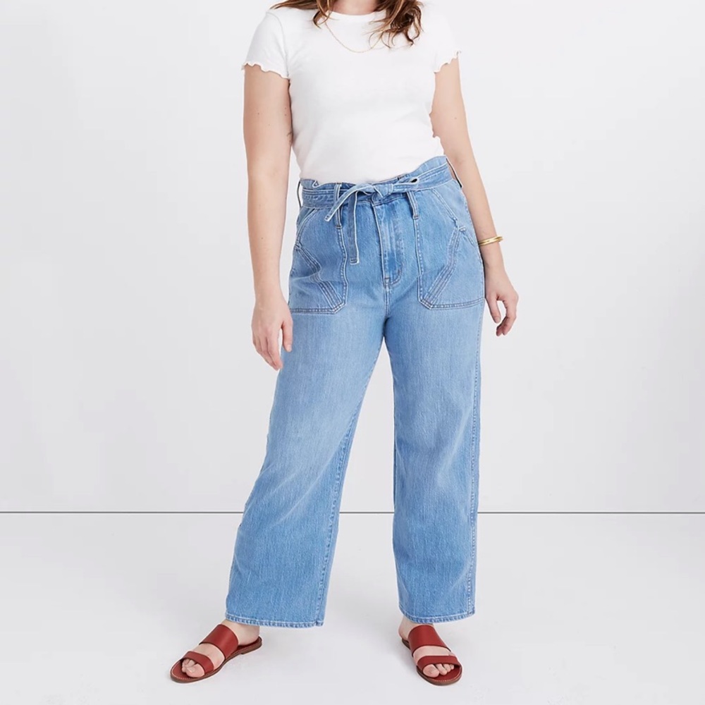 Madewell x Warm High-Rise Wide-Leg Jeans